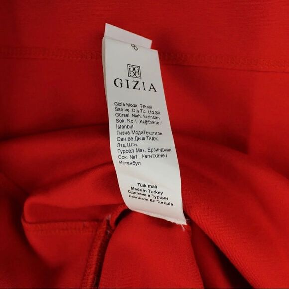 Gizia Sport M2C017 Hooded Athletic Blouse With Mesh Shoulders In Red - Women's 4 - Picture 11 of 15